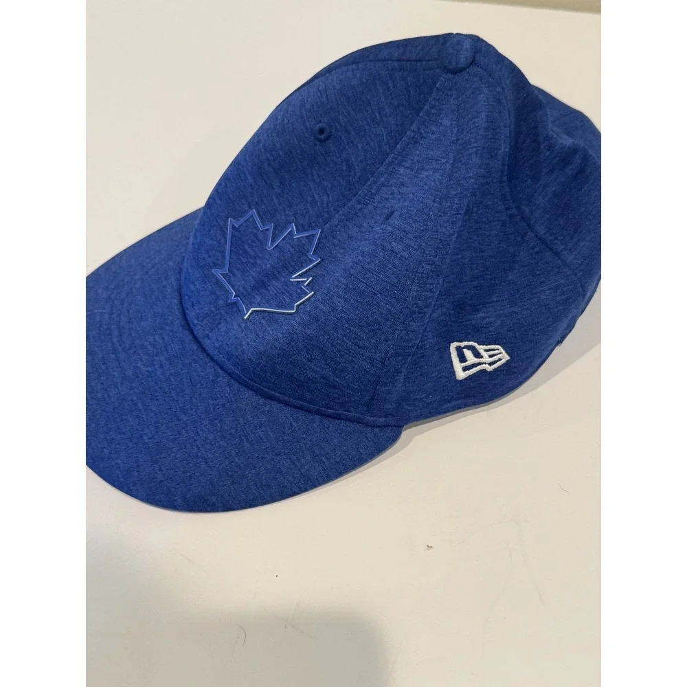 Toronto Blue Jays Hat Cap Fitted Mens 8 Blue MLB Baseball All Star‎ New Era